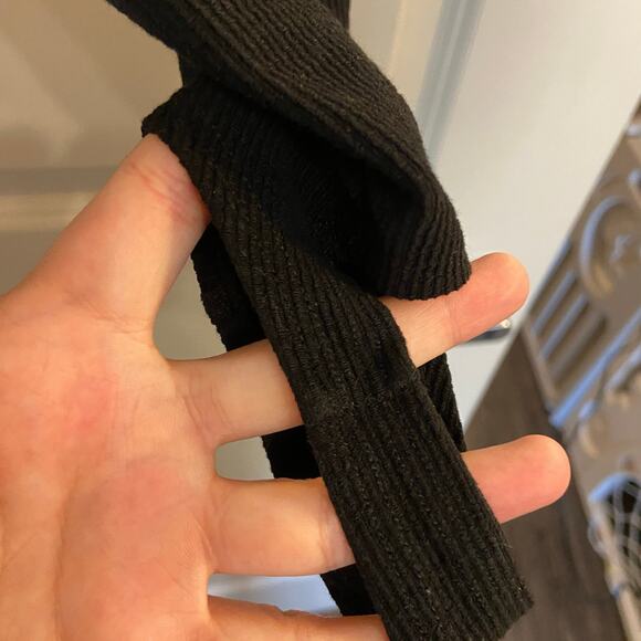 Eileen Fisher Women's Size S Black Tencel Stretch Ribbed Stirrup Pants - Picture 7 of 7